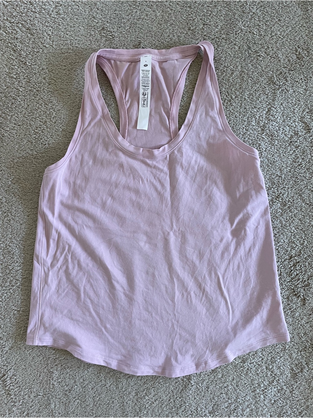Light Pink lululemon love tank